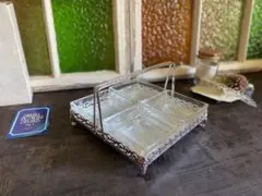 未使用 小物トレイ インテリア ジュエリーケース 昭和レトロ 当時物
