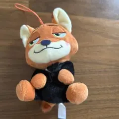 【値下げしました！】【早い者勝ち！】ズートピア　ニック　ぬいぐるみキーホルダー