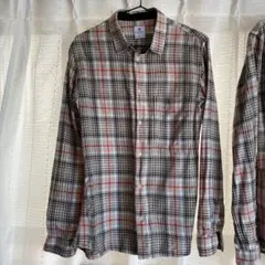 R.NEWBOLD チェックの長袖シャツ