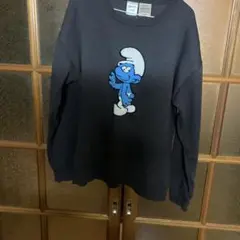 The Smurfs スモurf刺繍トレーナー XL