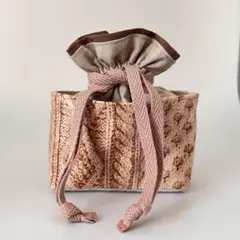 香水小瓶風巾着ポーチ