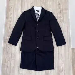 【美品】v.o.w.w. : 男の子　スーツ　フォーマル　4点セット　ネイビー
