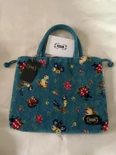 極美品✨フェイラー　ハイジ　巾着バッグ　ベージュ✨入手困難品 極美品♡フェイラー ハイジ 巾着バッグ ベージュ♡入手困難品