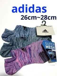 adidas アディダス　メンズ 靴下　26cm~28cm 3足セット♪