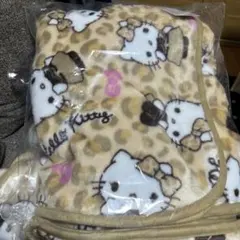 ハローキティ ヒョウ柄 ブランケット