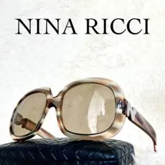 美品　70sNINA RICCI　ビンテージサングラス　ブラウンレンズ　べっ甲柄