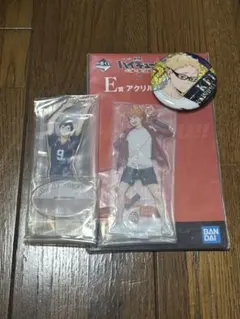 ハイキュー 日向翔陽 影山飛雄 アクリルスタンド 月島蛍 缶バッジ