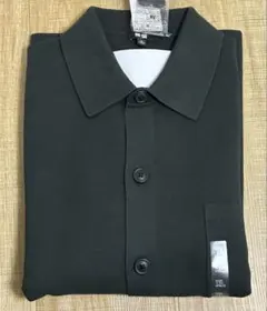 新品　ユニクロ　ミラノリブシャツカーディガン　XL オリーブ