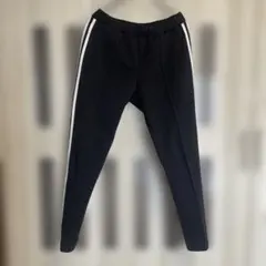 adidas アディダス トラックパンツ ジャージ CLIMALITE 黒 S