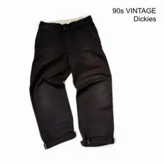 古着90sビンテージDickiesディッキーズ874ワークパンツ黒
