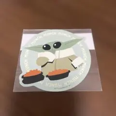 スターウォーズ マンダロリアンキャラクタービッグシールダイカットステッカーB