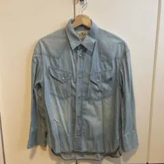 【アメリカンラグシー】Wrangler デニムシャツ 長袖 ライトブルー