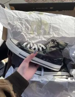 コンバース 迷彩 スニーカー ハイカット CONVERSEのサムネイル