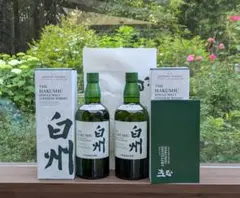 【箱付 最安値】サントリー白州 NV専用箱付 700ml 2本セットのサムネイル