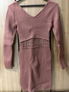 LIP SERVICE ウエストレースワンピース