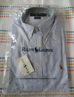 ラルフローレン　YARMOUTH　デッドストック　90年代　ストライプ　長袖　S