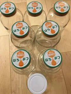 空き瓶　8個セット　はちみつ空瓶　大中小