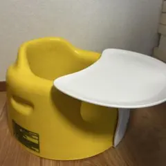 Bumbo バンボ　ベビーソファ　イエロー　プレートレイ、ベルトセット