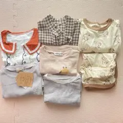 ベビー　キッズ トップス 90 100cm まとめ売り 半袖　Tシャツ　7枚　秋