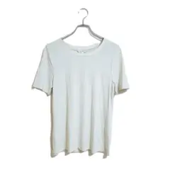 BANANA REPUBLIC Tシャツ L ベージュ 半袖 無地 涼しい 春夏
