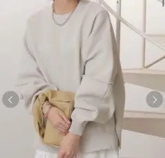 レイカズン　フワかるニットスウェットライクプルオーバー