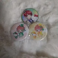 カラフルピーチ　サンリオコラボ　じゃぱぱ　缶バッジ