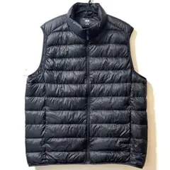 【極美品】UNIQLO ユニクロ　ウルトラライトダウン　ベスト　ブラック　XL