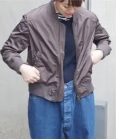 ジャーナルスタンダードラックス　ブラウンコンパクト ブルゾン