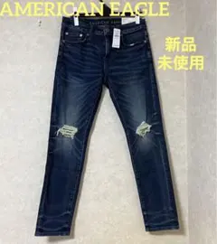 【新品未使用】アメリカンイーグル　スーパーソフト　スキニーデニム　30×30