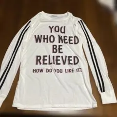 PARK GIRL メッセージプリント長袖Tシャツ