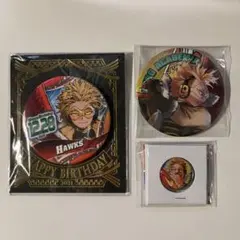 僕のヒーローアカデミア 原作 缶バッジ メダル ホークス