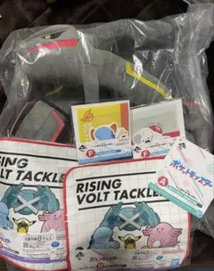 ポケモン　一番くじ A賞　黒いレックウザ ぬいぐるみ ステッカー　タオル
