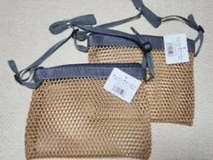 メッシュサコッシュ モカ 2個セットのサムネイル