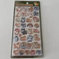 ボンボンドロップシール 和柄 柴犬 正規品