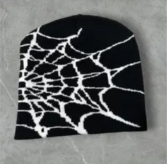 ビーニー グランジ y2k y3k 90s 00s ニット帽 古着　スパイダー