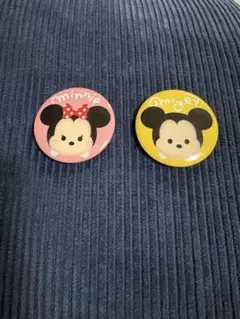 ミッキー・ミニー ピンバッジセット