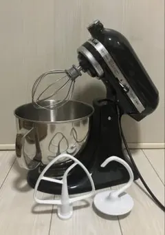 美品 KitchenAid 9KSM16 スタンドミキサー 黒 楽天市場】スタンドミキサー キッチンエイド パン捏ね 9ksm アルチザン