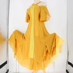 【美品 社交ダンス衣装】ワンピース ドレス Dance Fashion pier