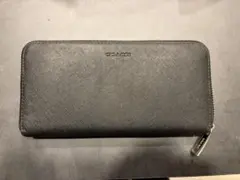 COACHコーチ 長財布 レキシントン サフィアーノ レザー ブラック 黒