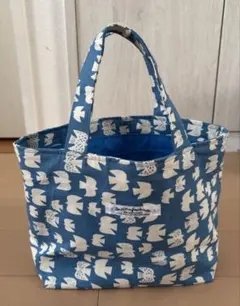 ちっちゃなトートバッグ3個セット ミモザ柄 ハンドメイド - メルカリ
