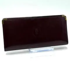 カルティエ Cartier マストライン マストドゥ 二つ折り財布 ボルドーのサムネイル