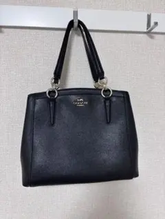COACH ブラックレザーバッグ