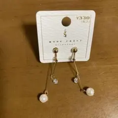 MODE CRAFT パールクリスタルイヤリング