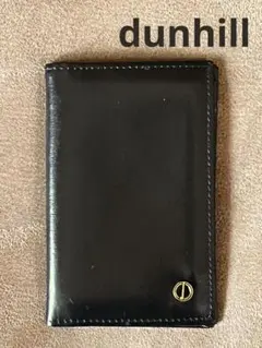 dunhill ブラックレザー名刺入れ - メルカリ