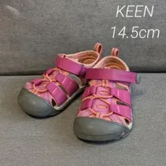 KEEN サンダル 14.5cm ピンク　ベビーサンダル　キッズ靴　サンダル