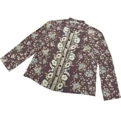 美品 アクアスキュータム シルクシャツ ブラウス 9のサムネイル