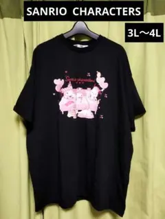 SANRIO サンリオキャラクターズプリントビッグTシャツ 3L〜4Lのサムネイル