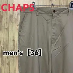 TG58【US輸入】CHAPS　パンツ【メンズ36】ベージュ