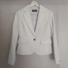 グリーンレーベルリラクシング　ジャケット・スカートセット　アイボリー