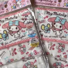 新品　子供用ガーゼマスク 3枚入り ×2 サンリオ　マイメロ ディー　綿100%